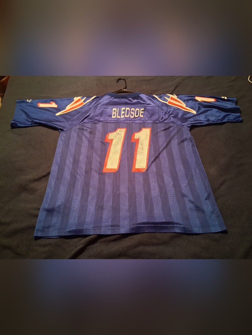 Vintage Starter Brand  New England Patriots #11 Drew Bledsoe Jersey. Rare
